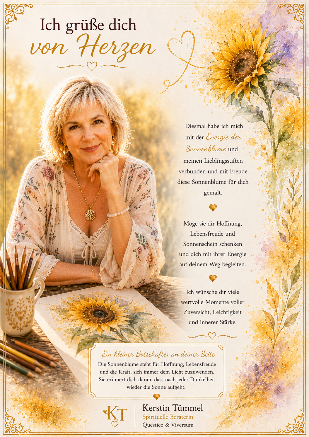 Die Sonnenblume – Hoffnung, Lebensfreude & innere Stärke