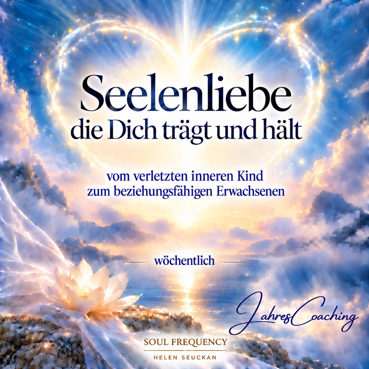 Seelenliebe, die Dich trägt und hält - Jahrescoaching - LIVE · PERSÖNLICH · VIA ZOOM