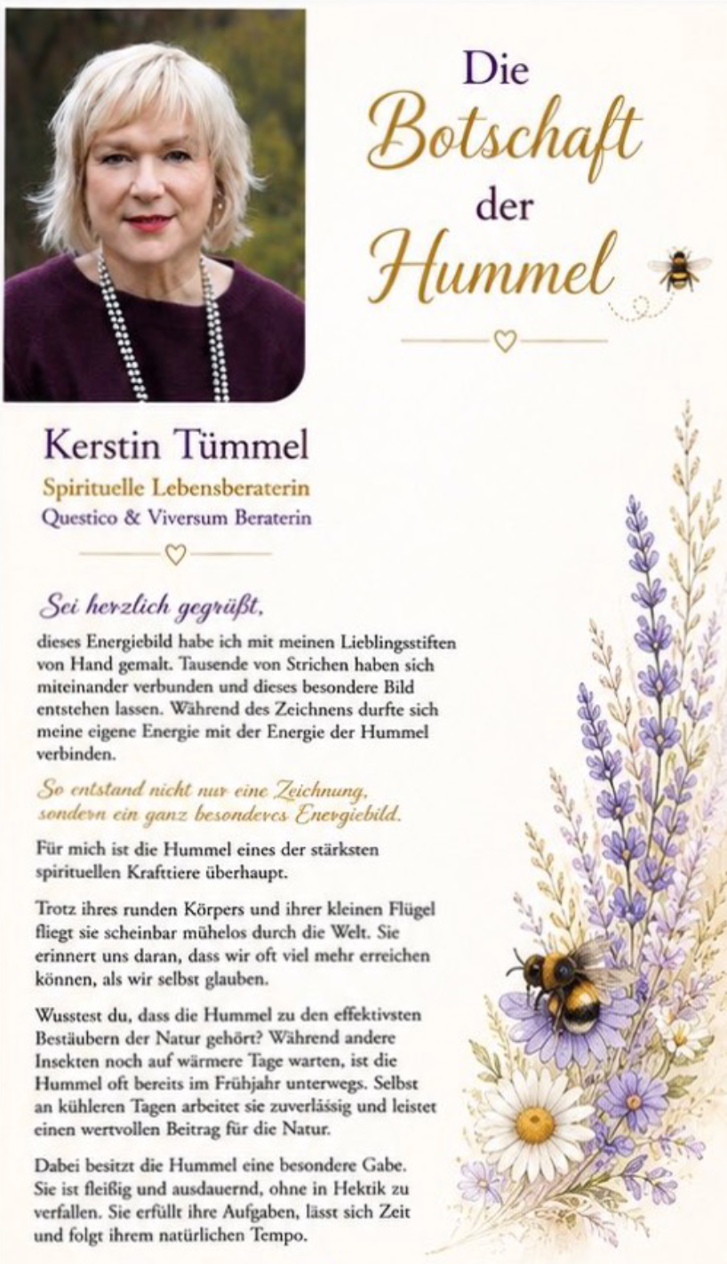 Die Botschaft der Hummel – Krafttier-Impulse für deine innere Stärke & Balance
