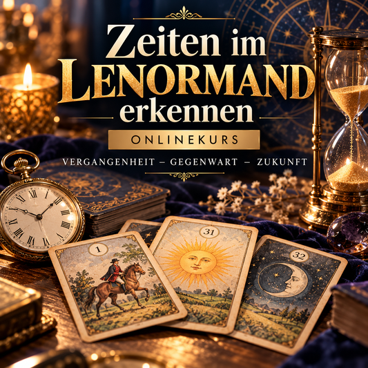 Zeiten im Lenormand erkennen – Vergangenheit – Gegenwart – Zukunft